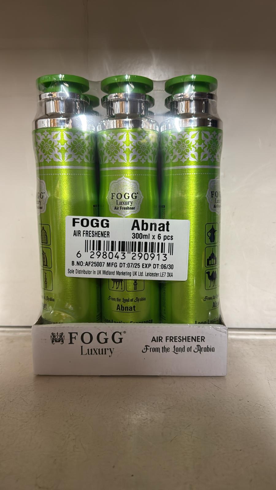 ABNAT - FOGG ARABIC AIR FRESHNERS (6x300ML)