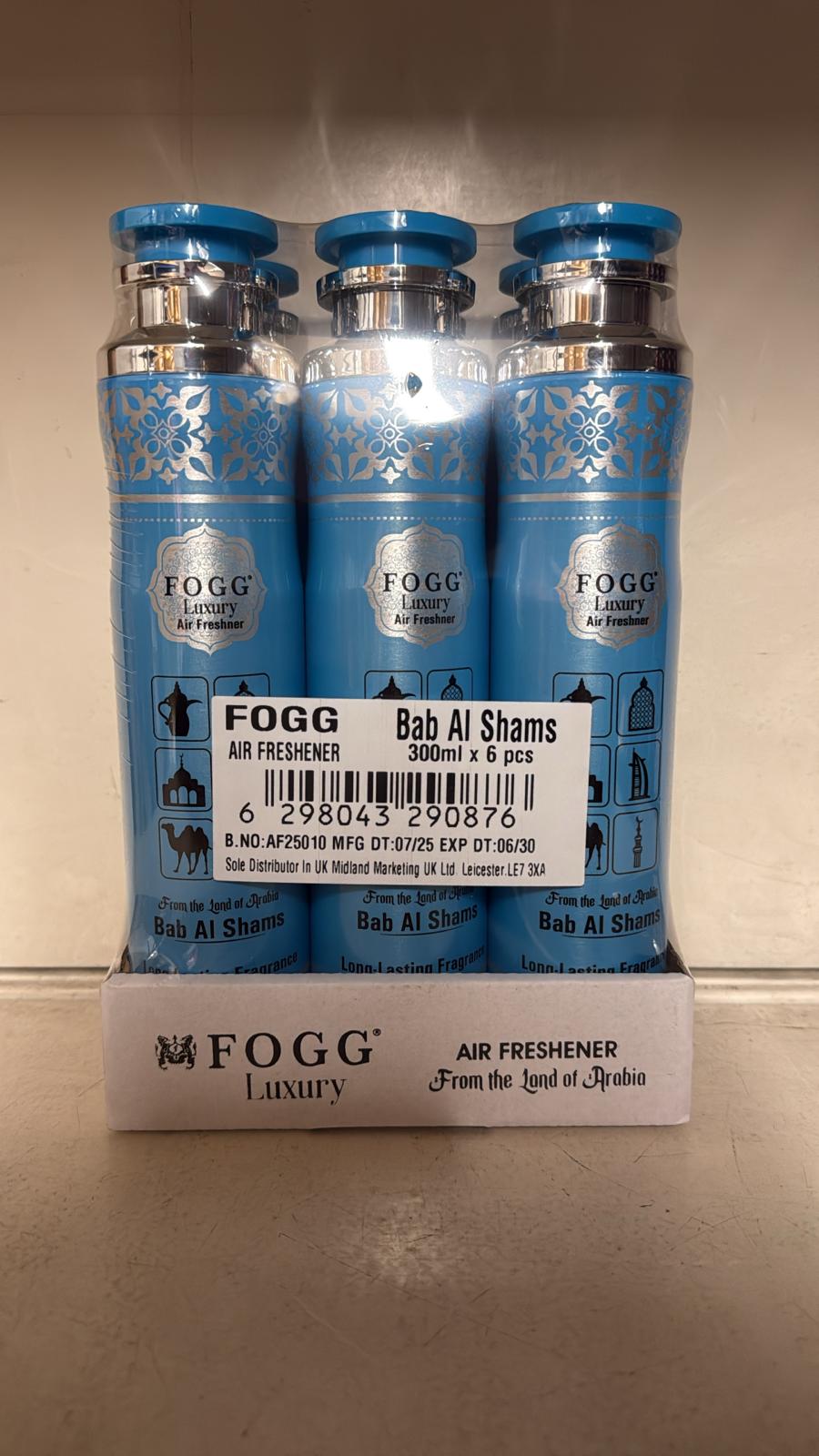 BAB AL SHAMS - FOGG ARABIC AIR FRESHNERS (6x300ML)