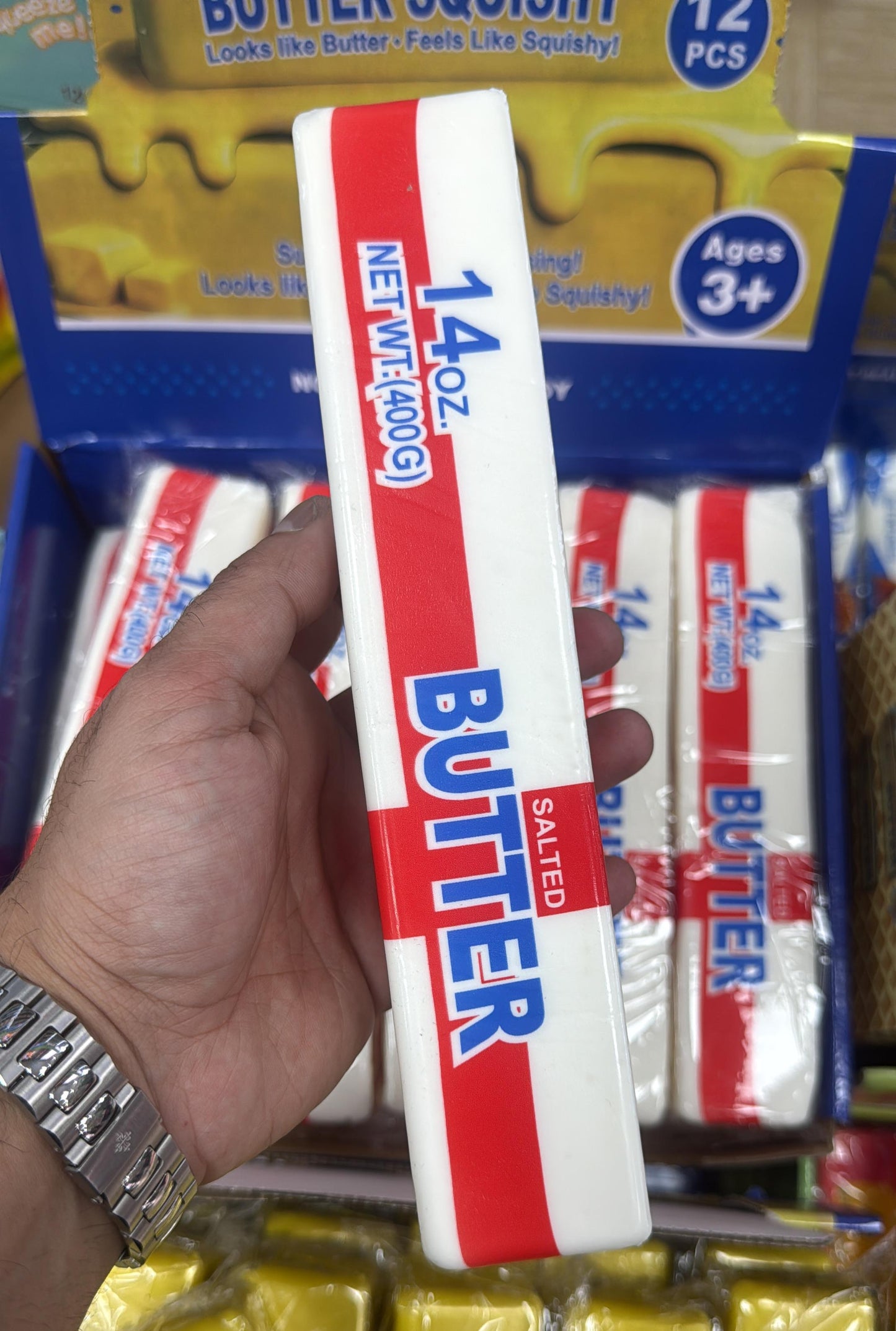 ENGLAND SQUISHY SALTED BUTTER (12PK x BIG)