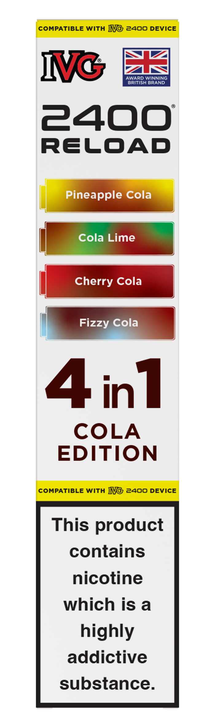 Cola Edition - IVG 2400 RELOAD POD