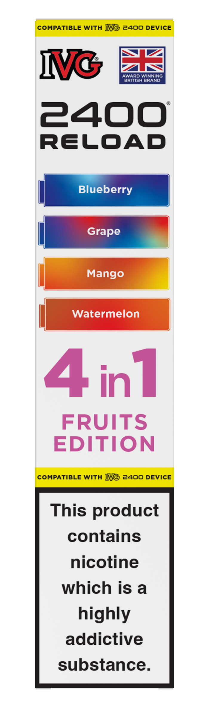 Fruits Edition - IVG 2400 RELOAD POD