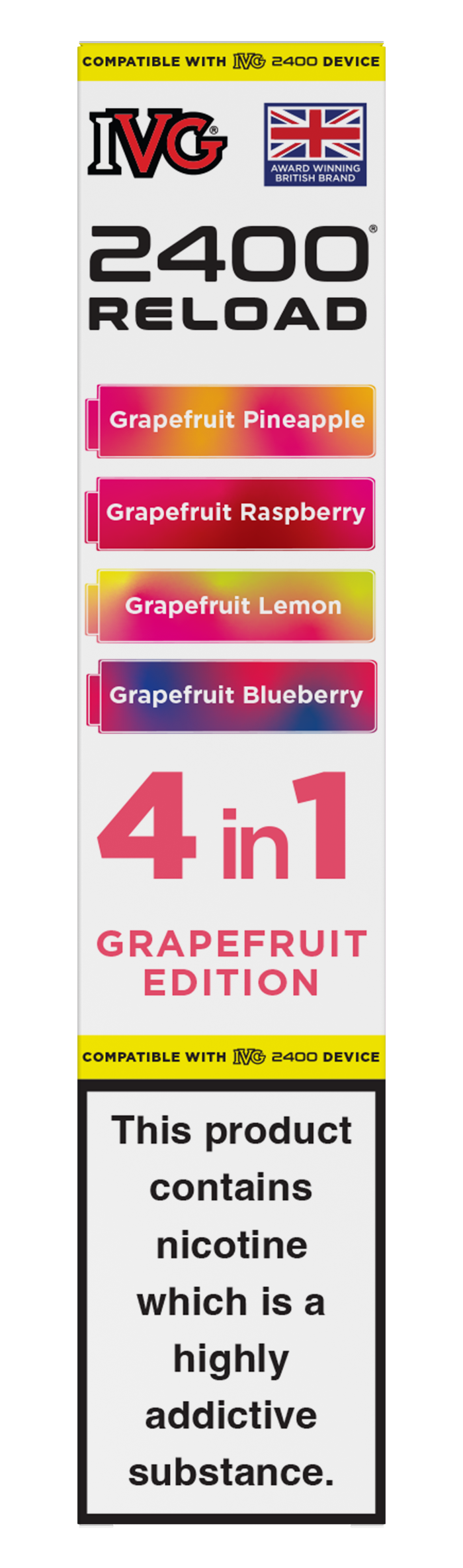 Grapefruit Edition - IVG 2400 RELOAD POD