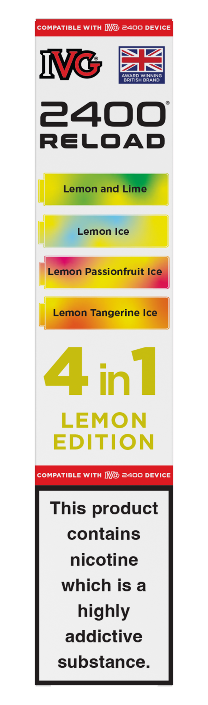 Lemon Edition - IVG 2400 RELOAD POD