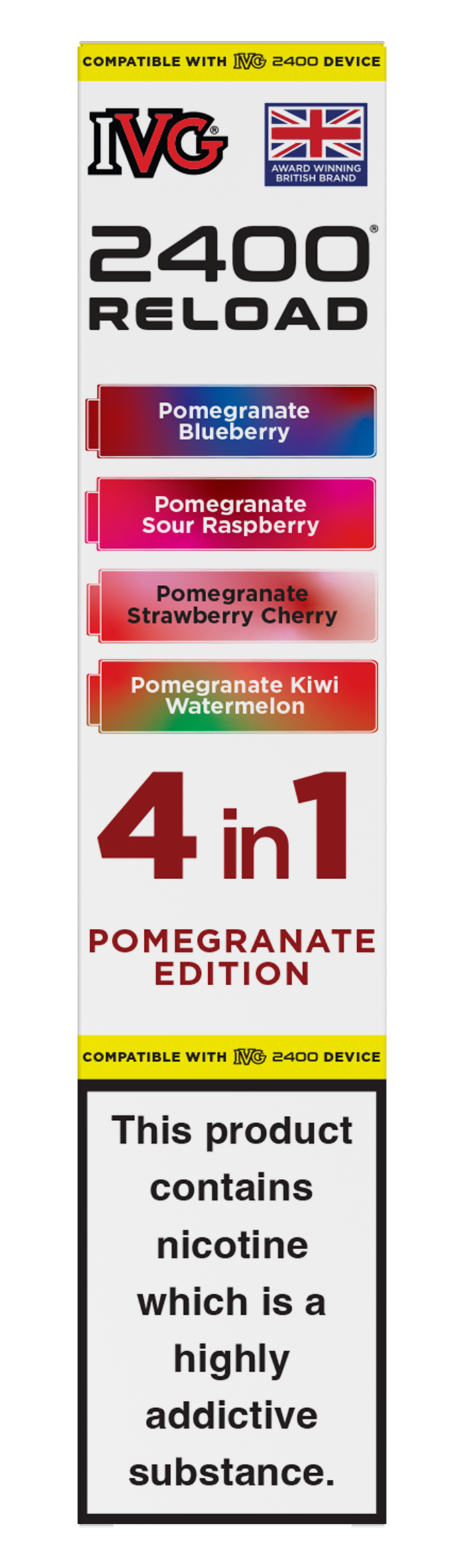 Pomegranate Edition - IVG 2400 RELOAD POD