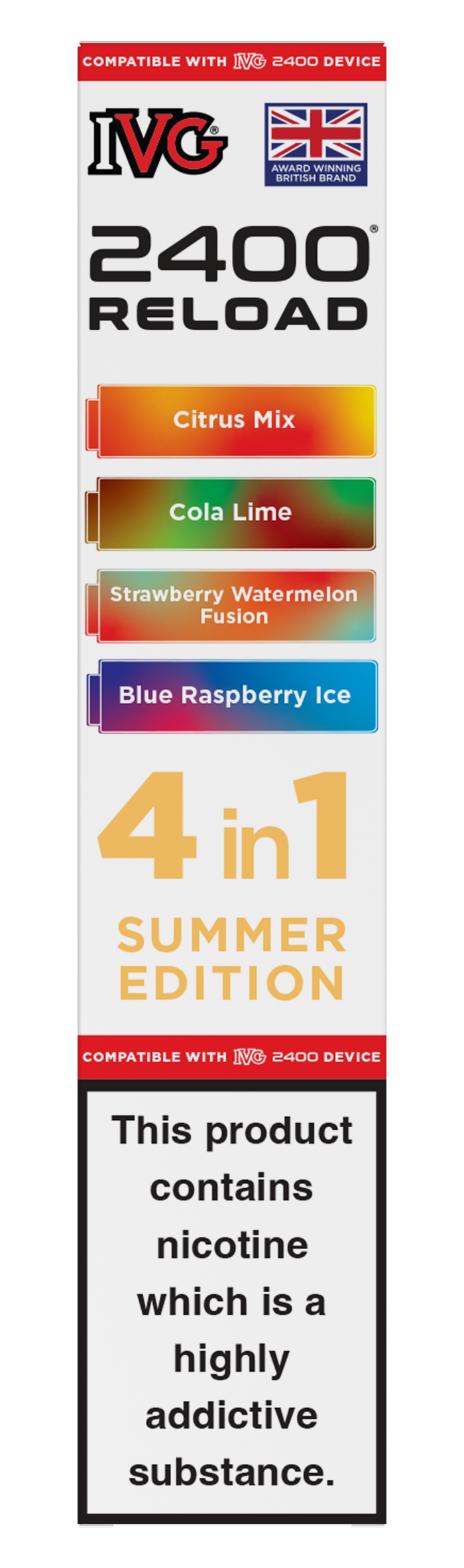Summer Edition - IVG 2400 RELOAD POD