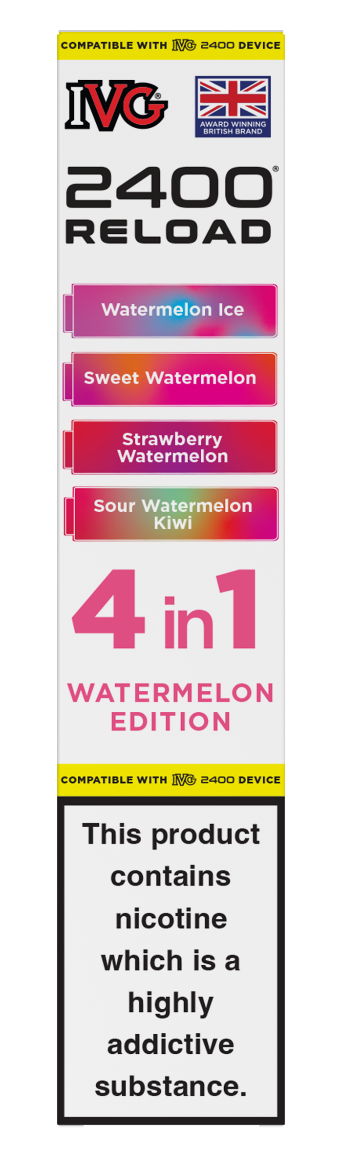 Watermelon Edition - IVG 2400 RELOAD POD