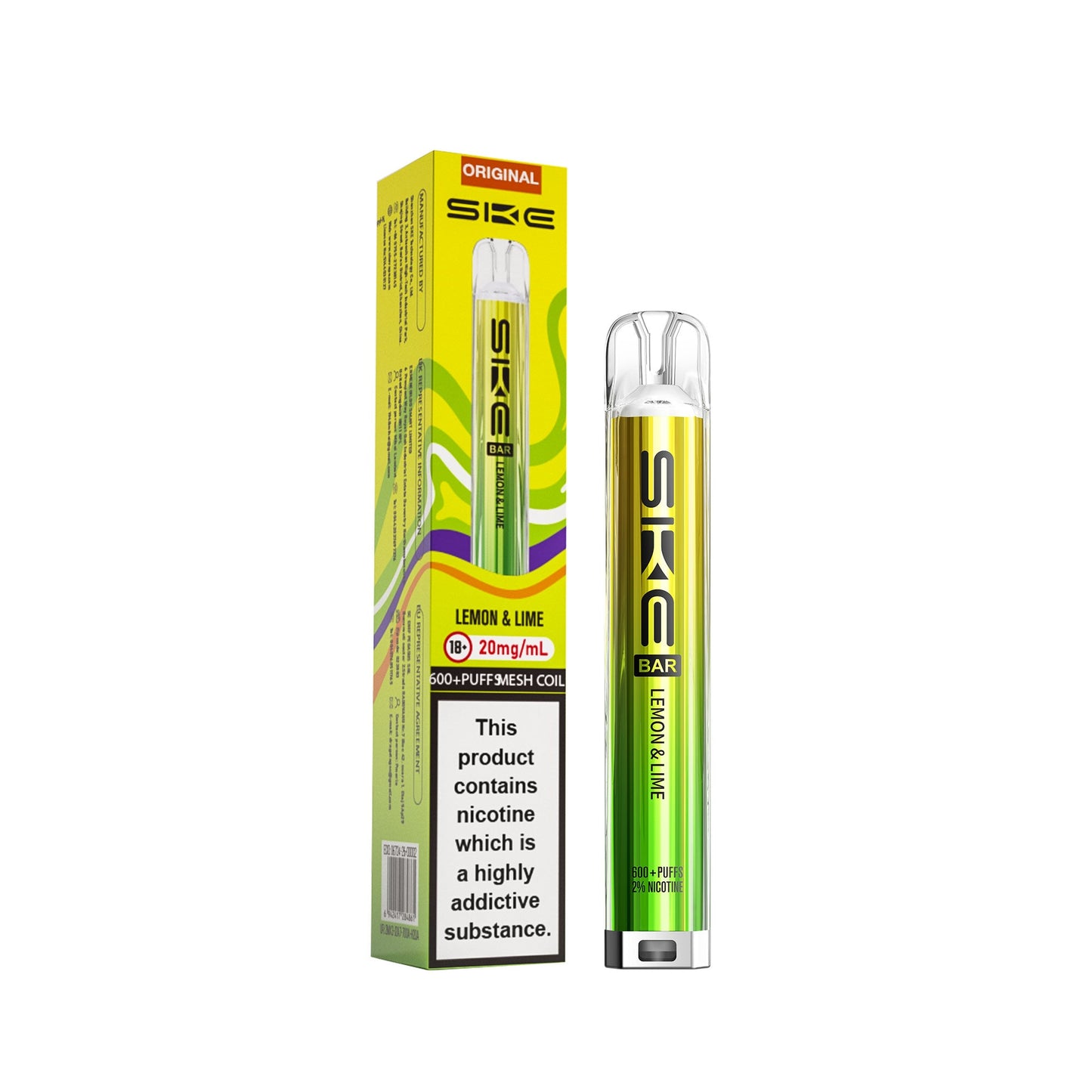 LEMON LIME - SKE 600 Pre filled Pod Kit