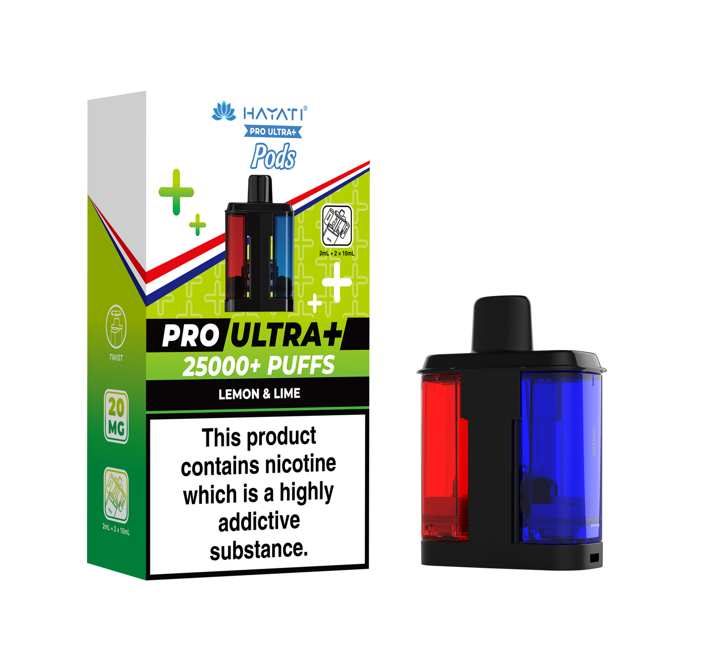LEMON & LIME - HAYATI PRO ULTRA PODS 25K+