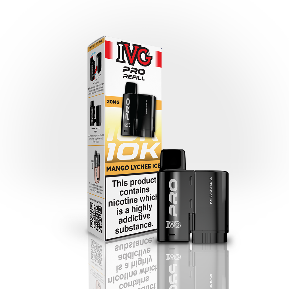 MANGO LYCHEE ICE - IVG PRO PODS