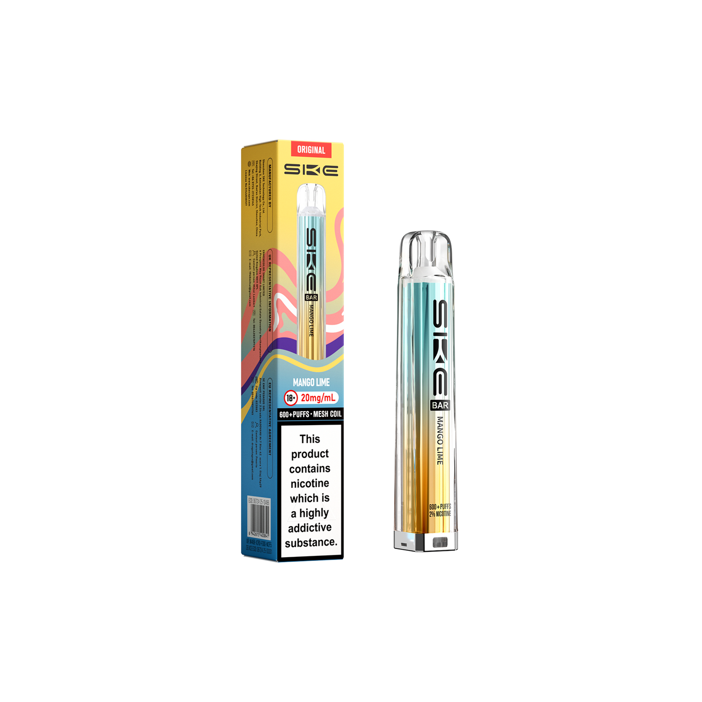 MANGO LIME - SKE 600 Pre filled Pod Kit
