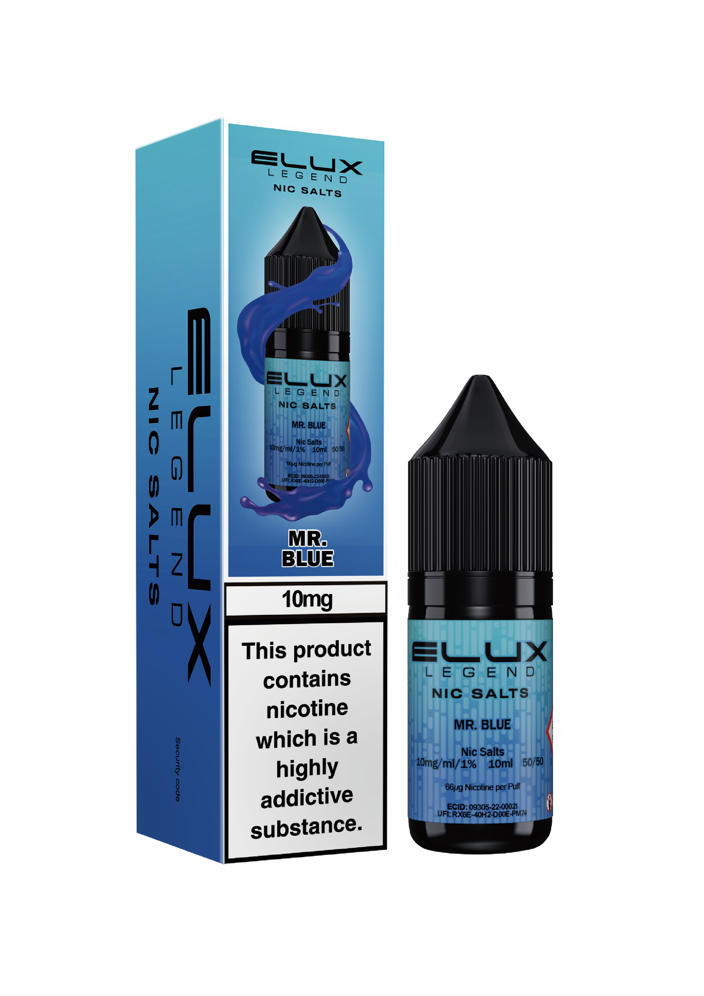 Mr Blue - ELUX NIC SALTS 20 MG