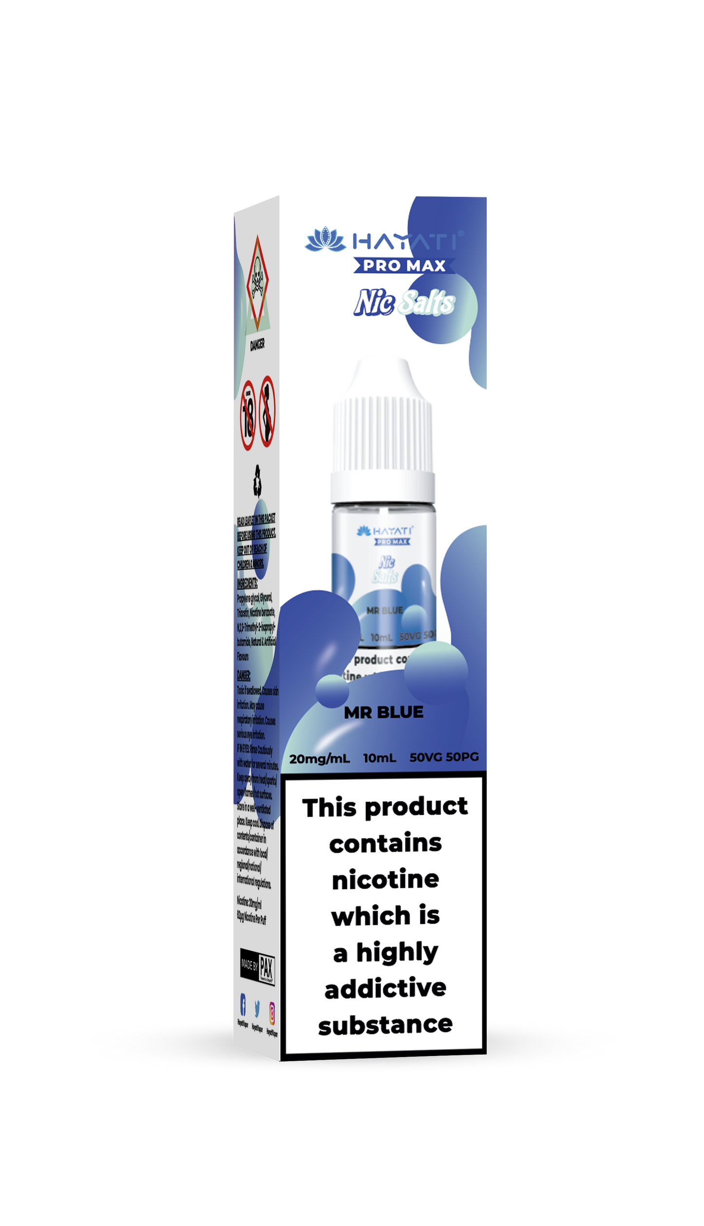 MR BLUE - HAYATI NIC SALTS 20 MG