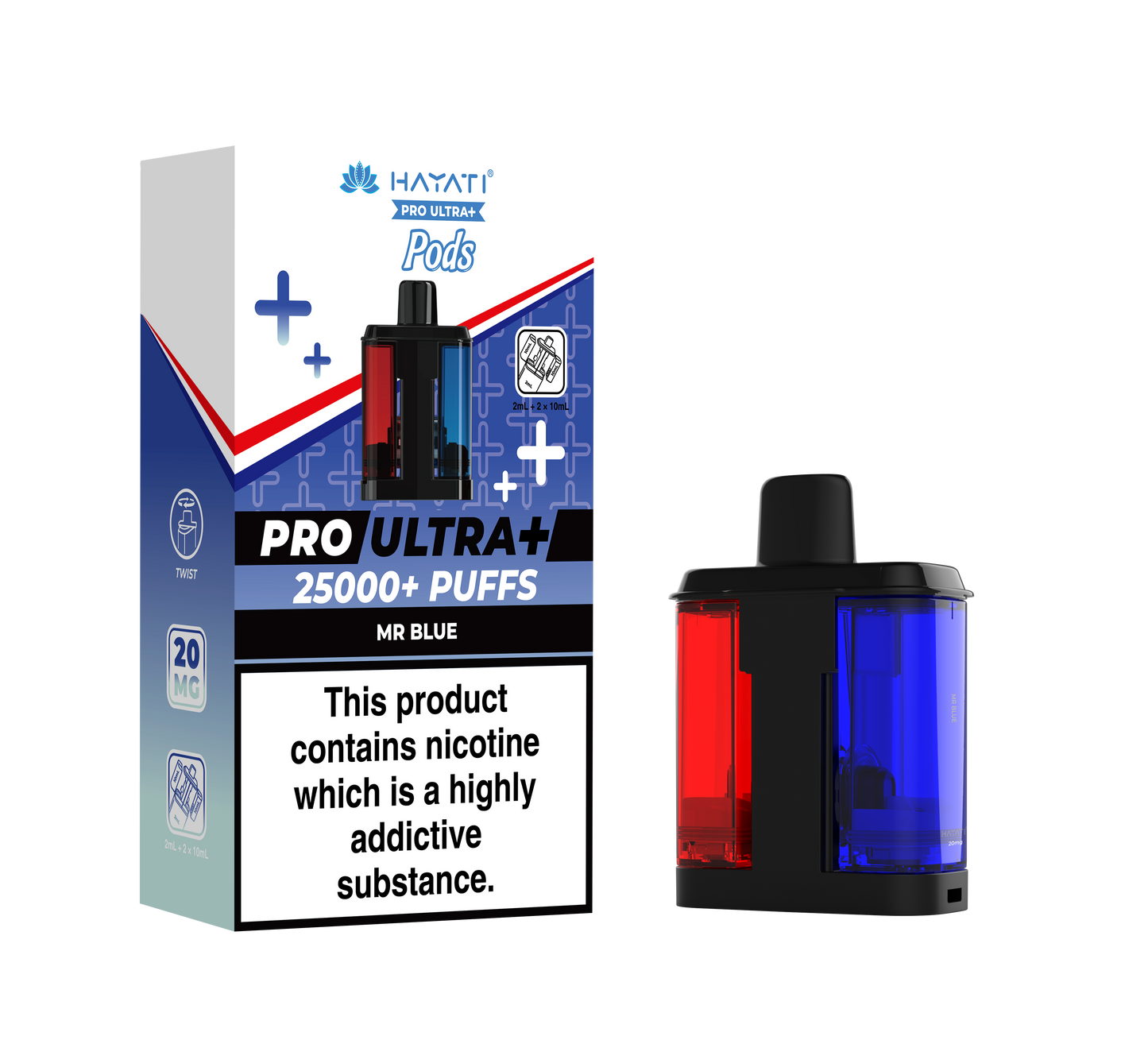 MR BLUE - HAYATI PRO ULTRA PODS 25K+