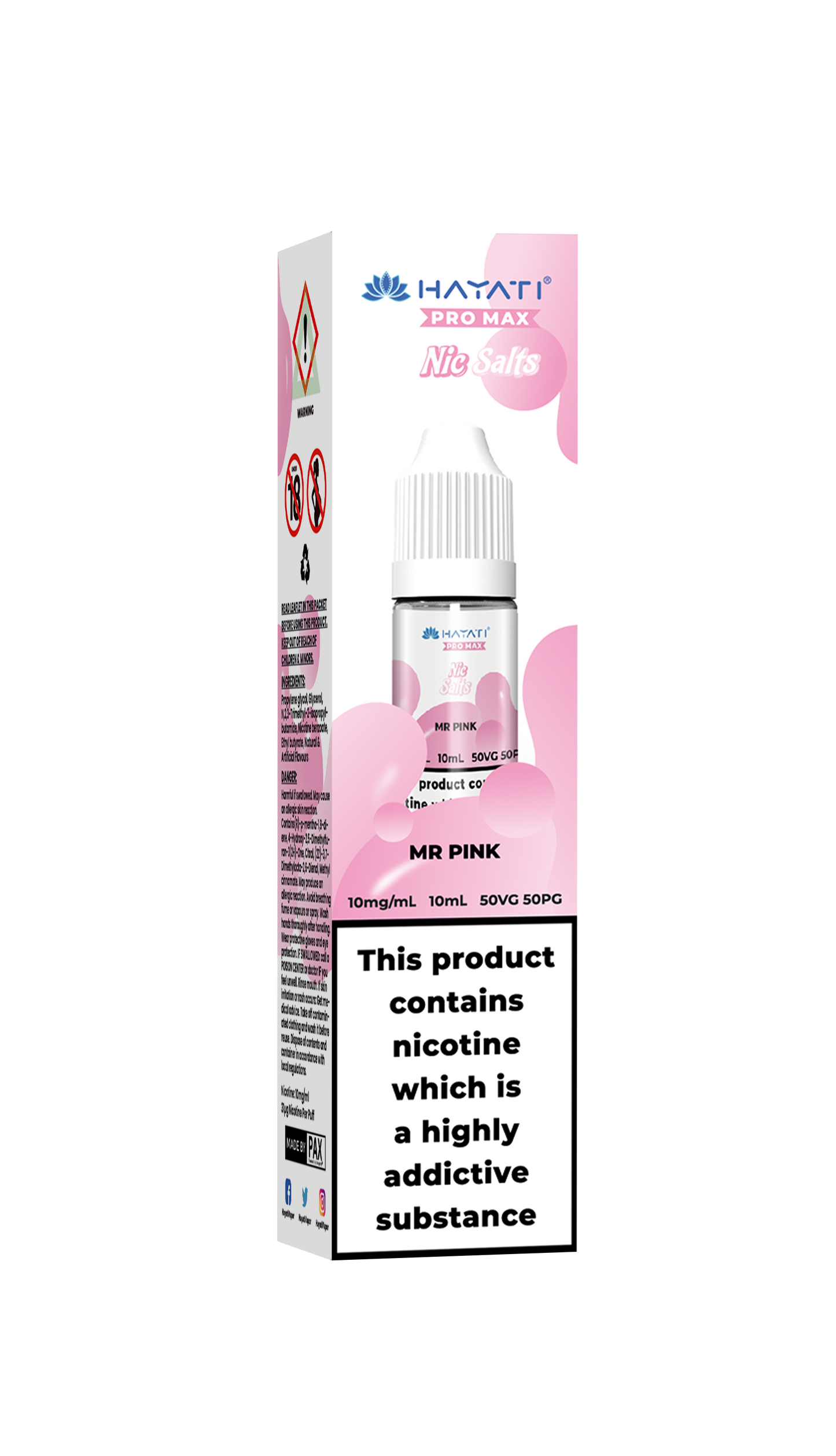 MR PINK - HAYATI NIC SALTS 10 MG
