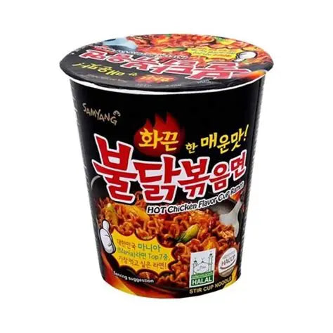 BLACK HOT CHICKEN BULDAK NOODLES CUPS (80GX30PCS)