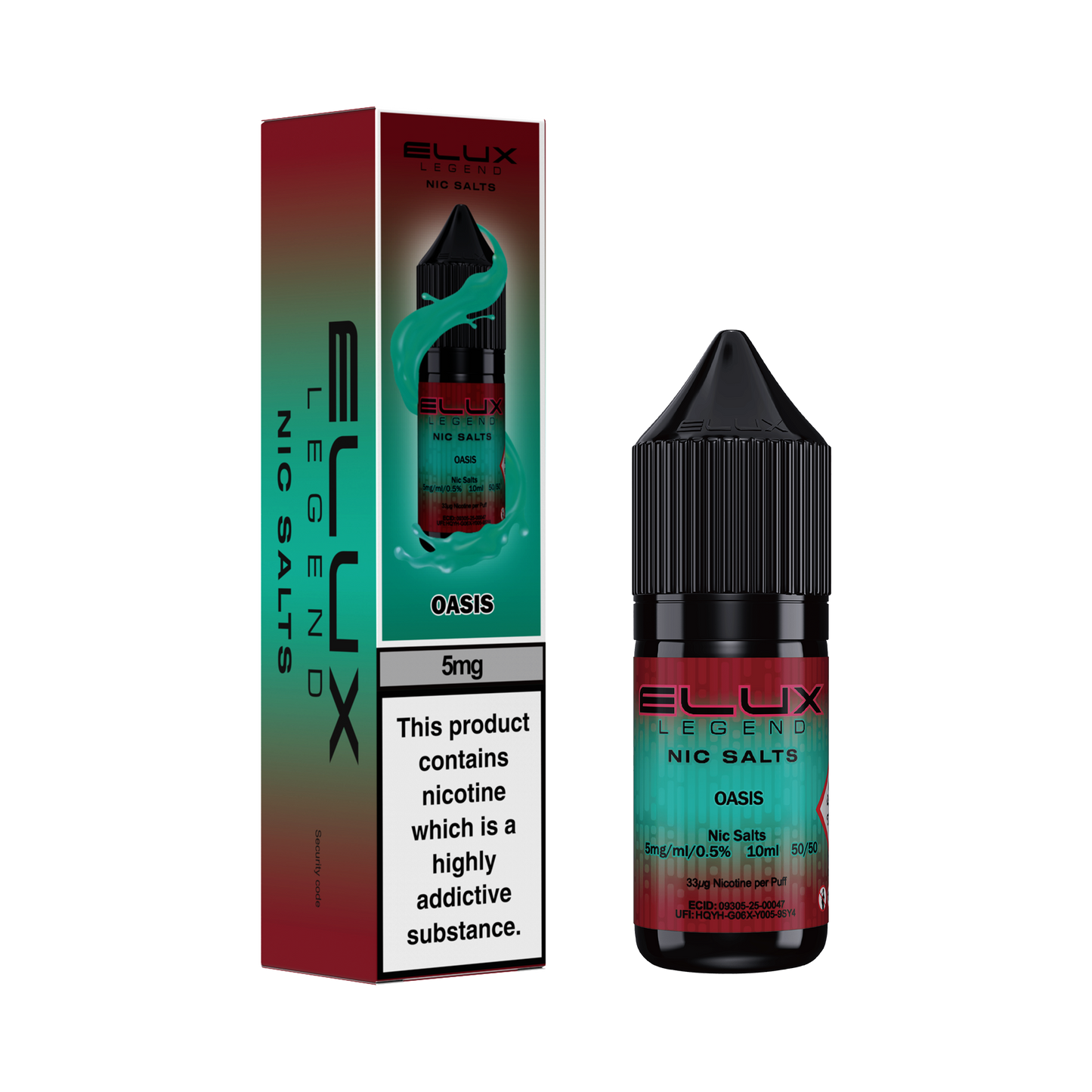 OASIS - ELUX NIC SALTS 5MG
