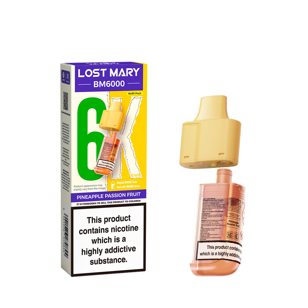 PINEAPPLE PASSION FRUIT - LOST MARY BM6000 POD