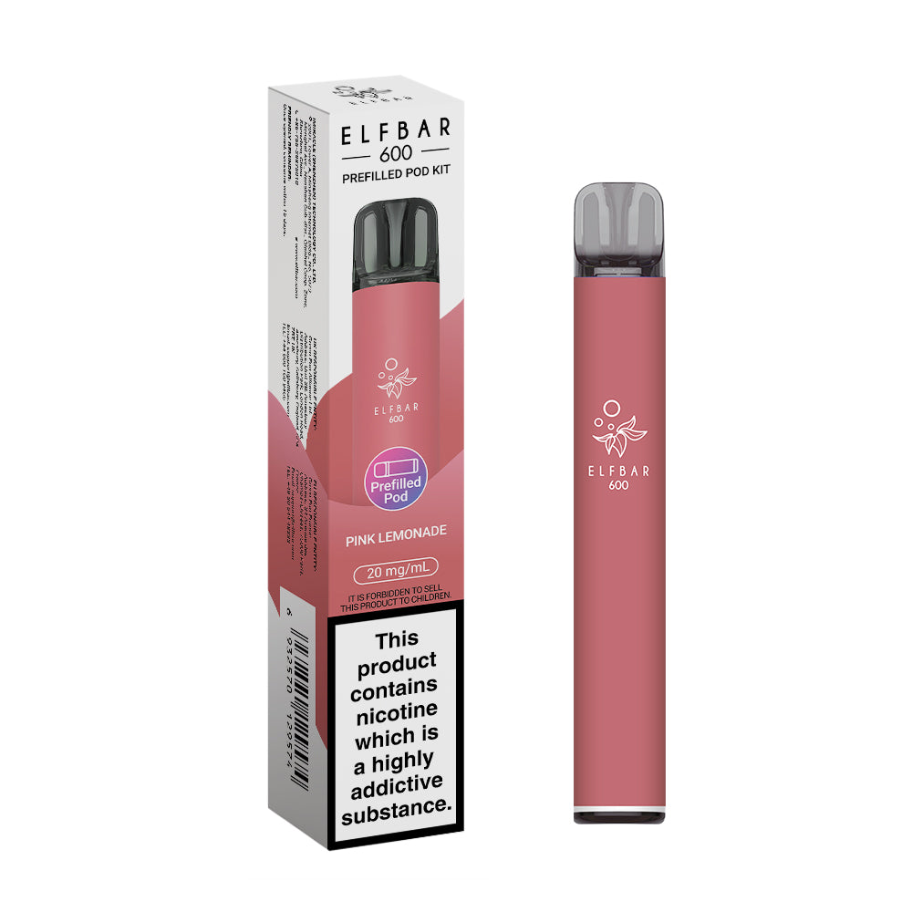 PINK LEMONADE - ELF BAR 600 PREFILLED POD KIT