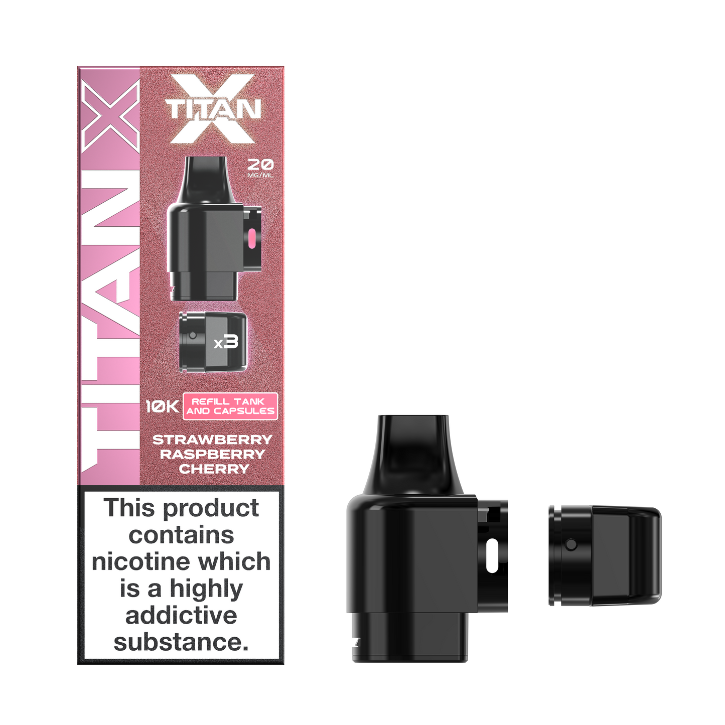STRAWBERRY RASPBERRY CHERRY - TITAN X POD