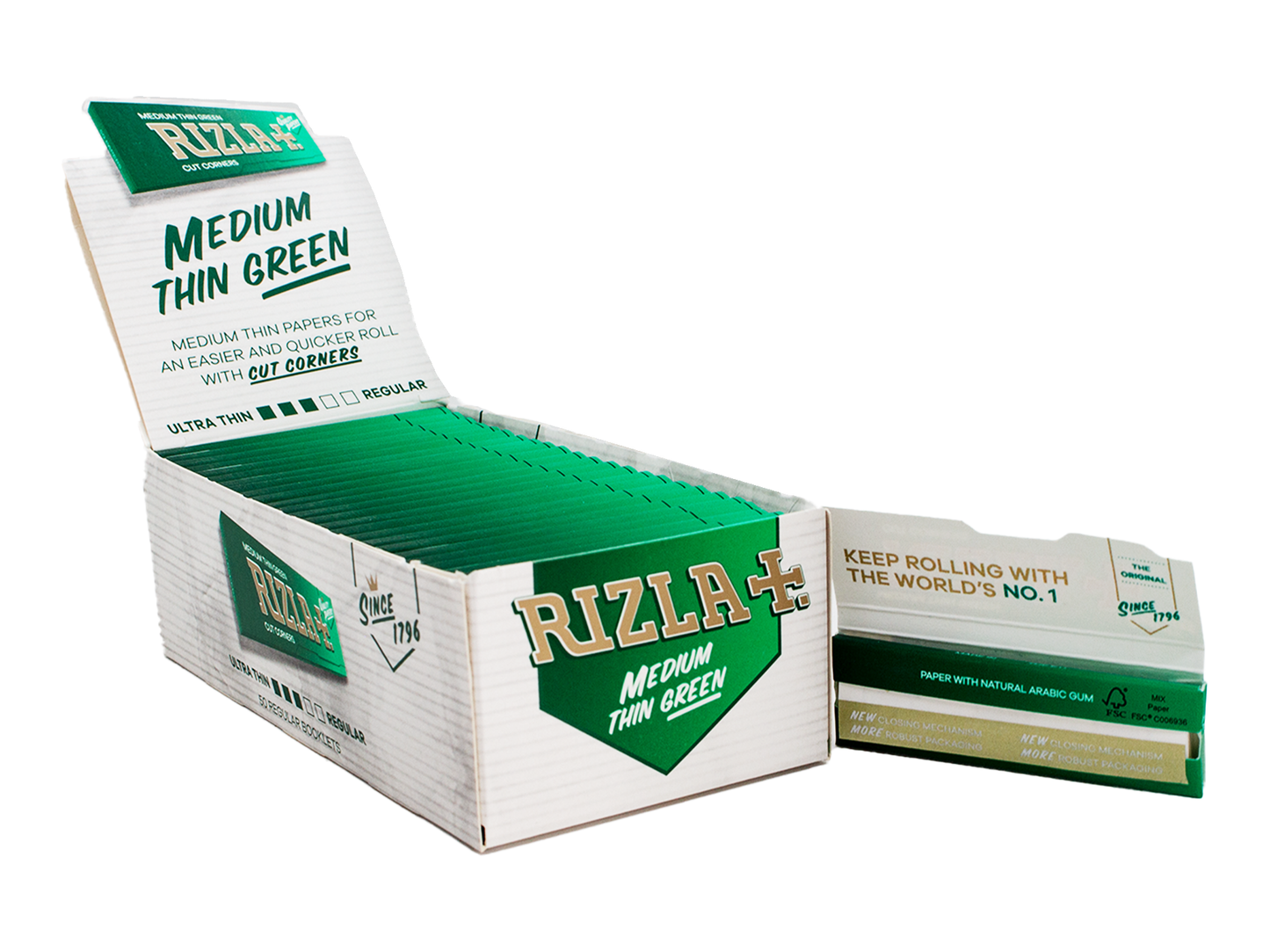 RIZLA GREEN STANDARD (50s)