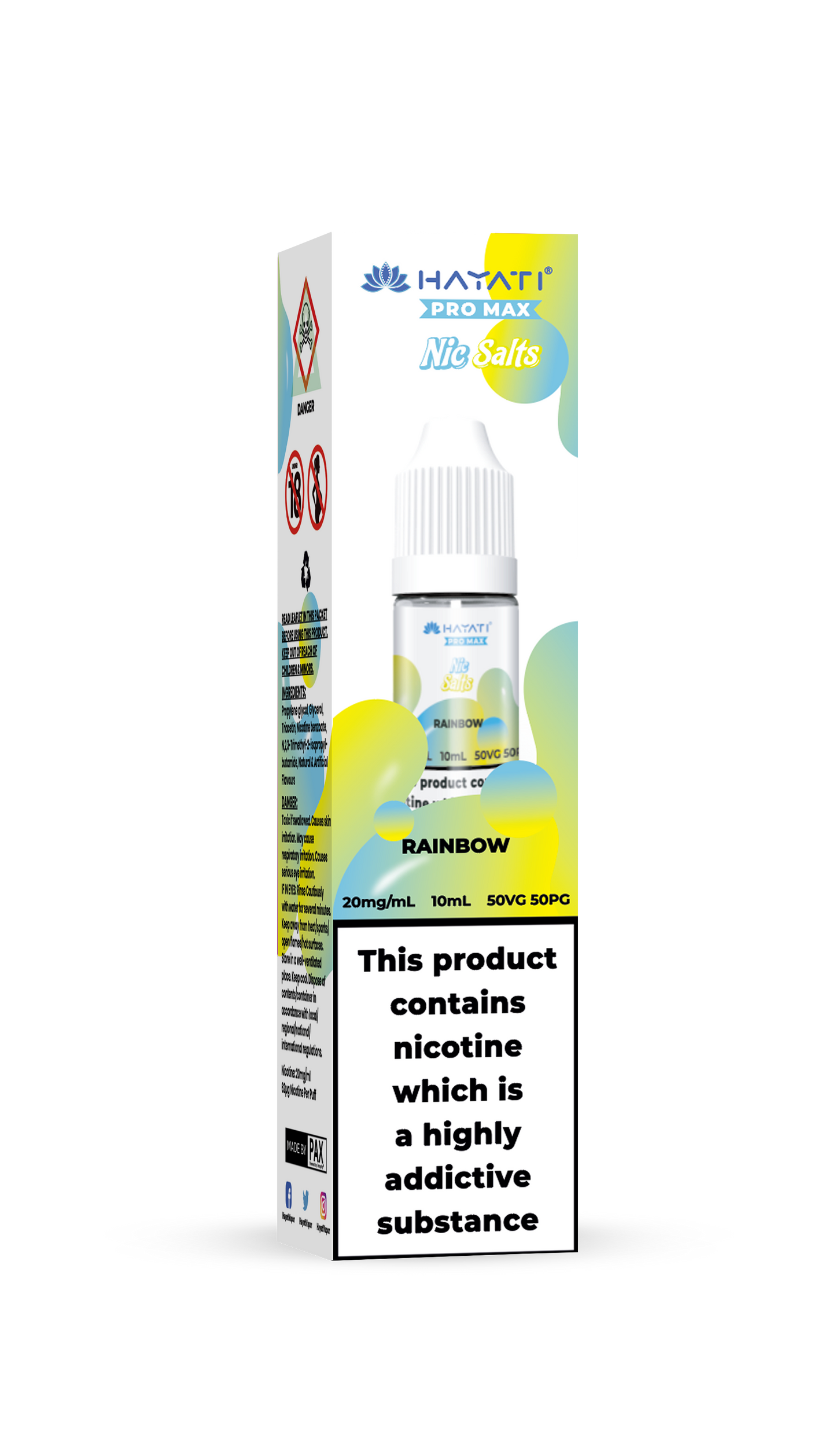 RAINBOW - HAYATI NIC SALTS 20 MG