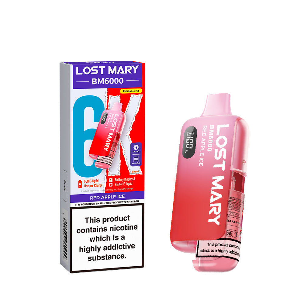 RED APPLE ICE - LOST MARY BM6000 KIT