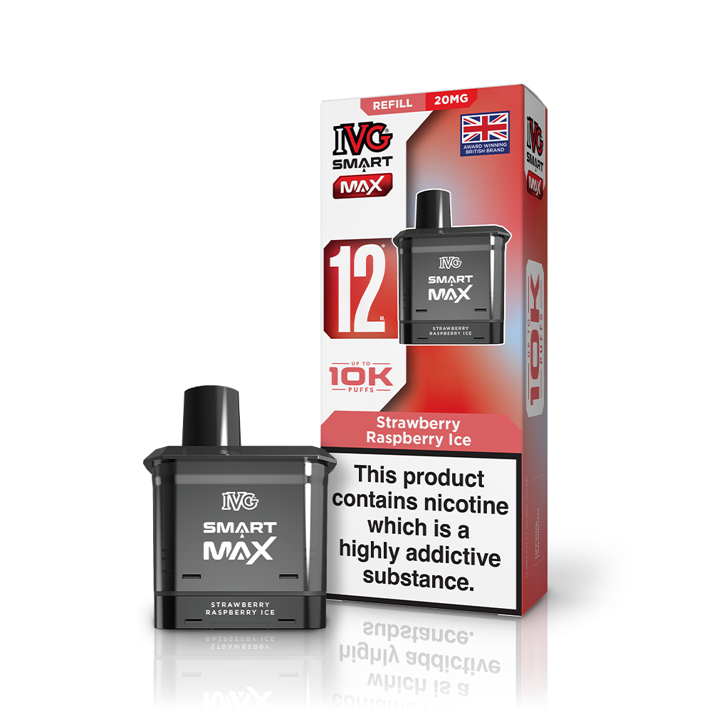 STRAWBERRY RASPBERRY ICE - IVG SMART MAX REFIL POD