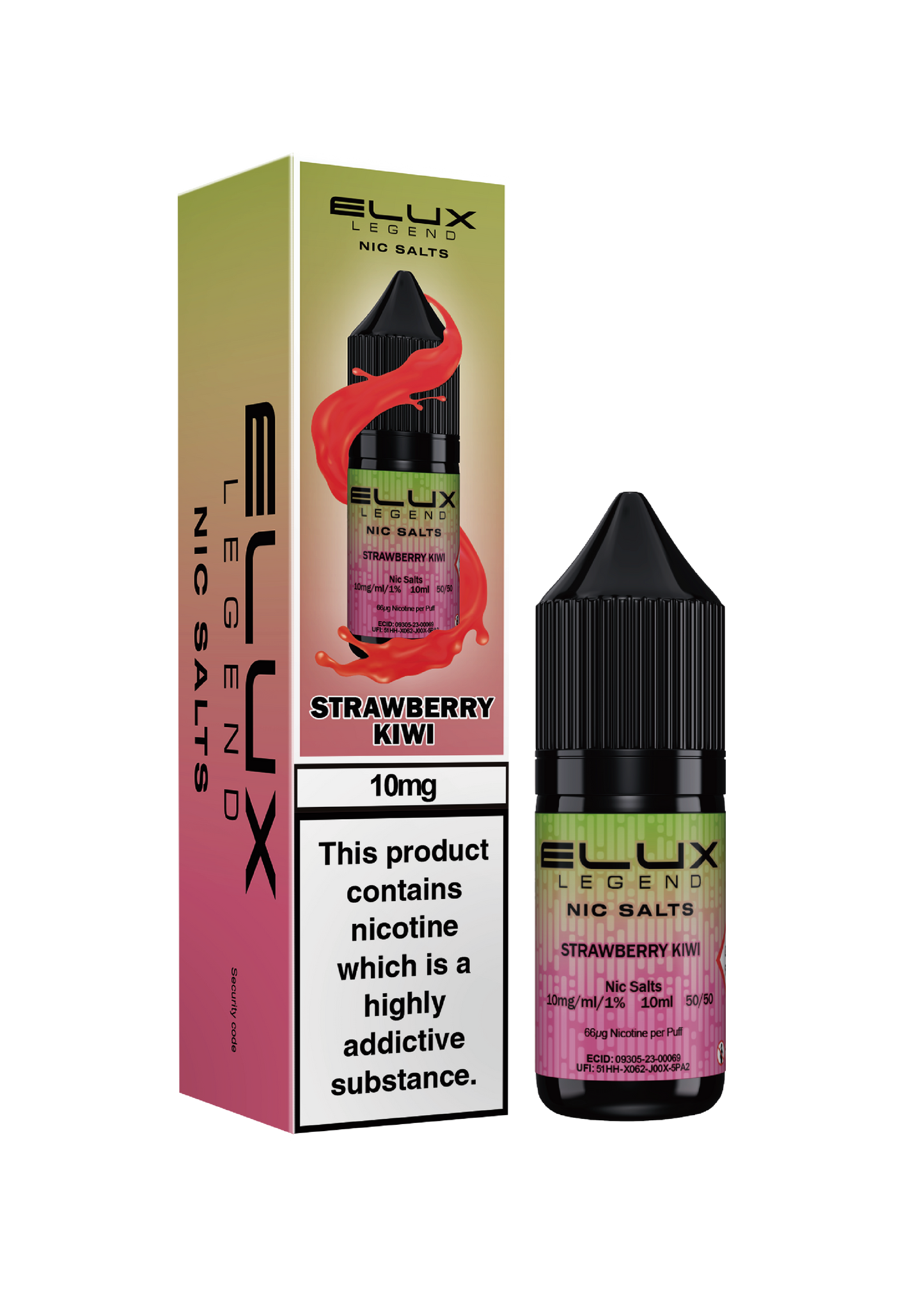 Strawberry Kiwi - ELUX NIC SALT 10 MG