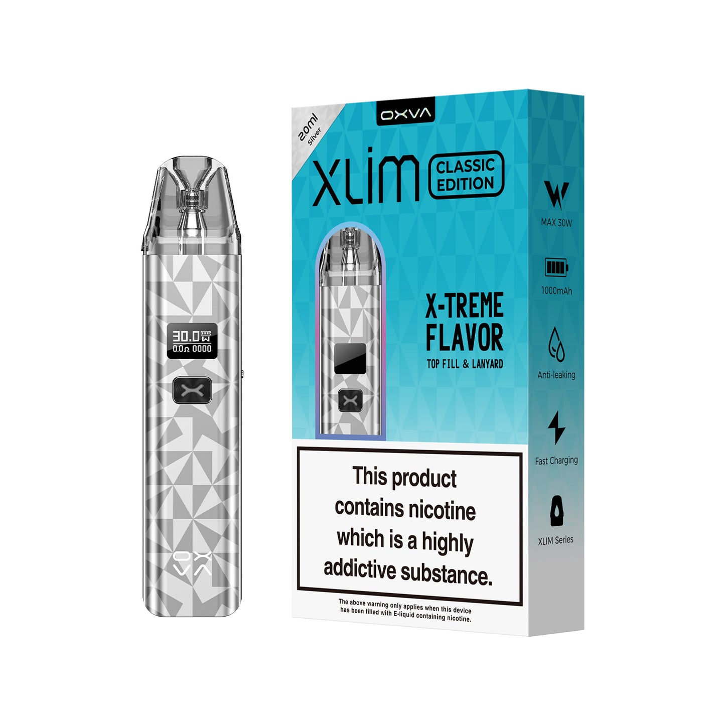 Silver - Oxva Xlim Classic Edition