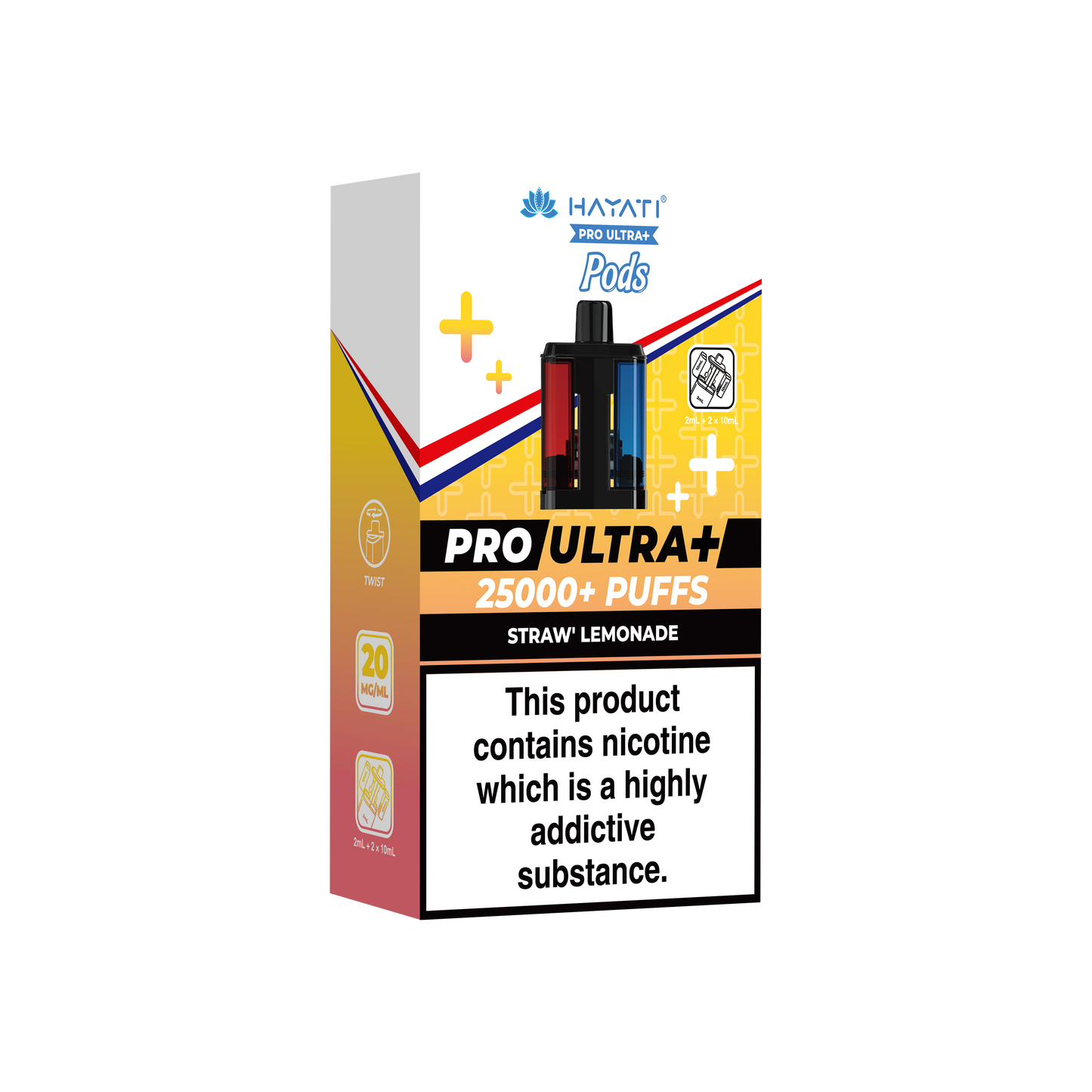 STRAW' LEMONADE - HAYATI PRO ULTRA PODS 25K+