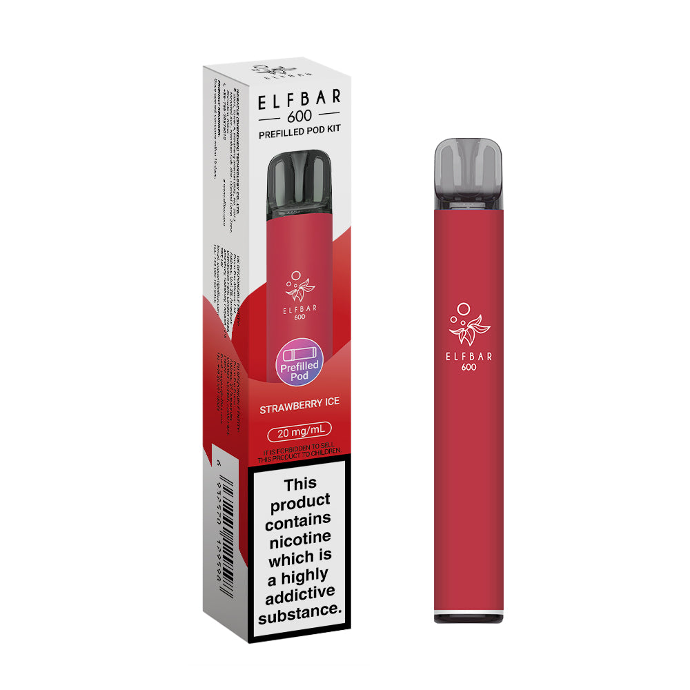 STRAWBERRY ICE - ELF BAR 600 PREFILLED POD KIT