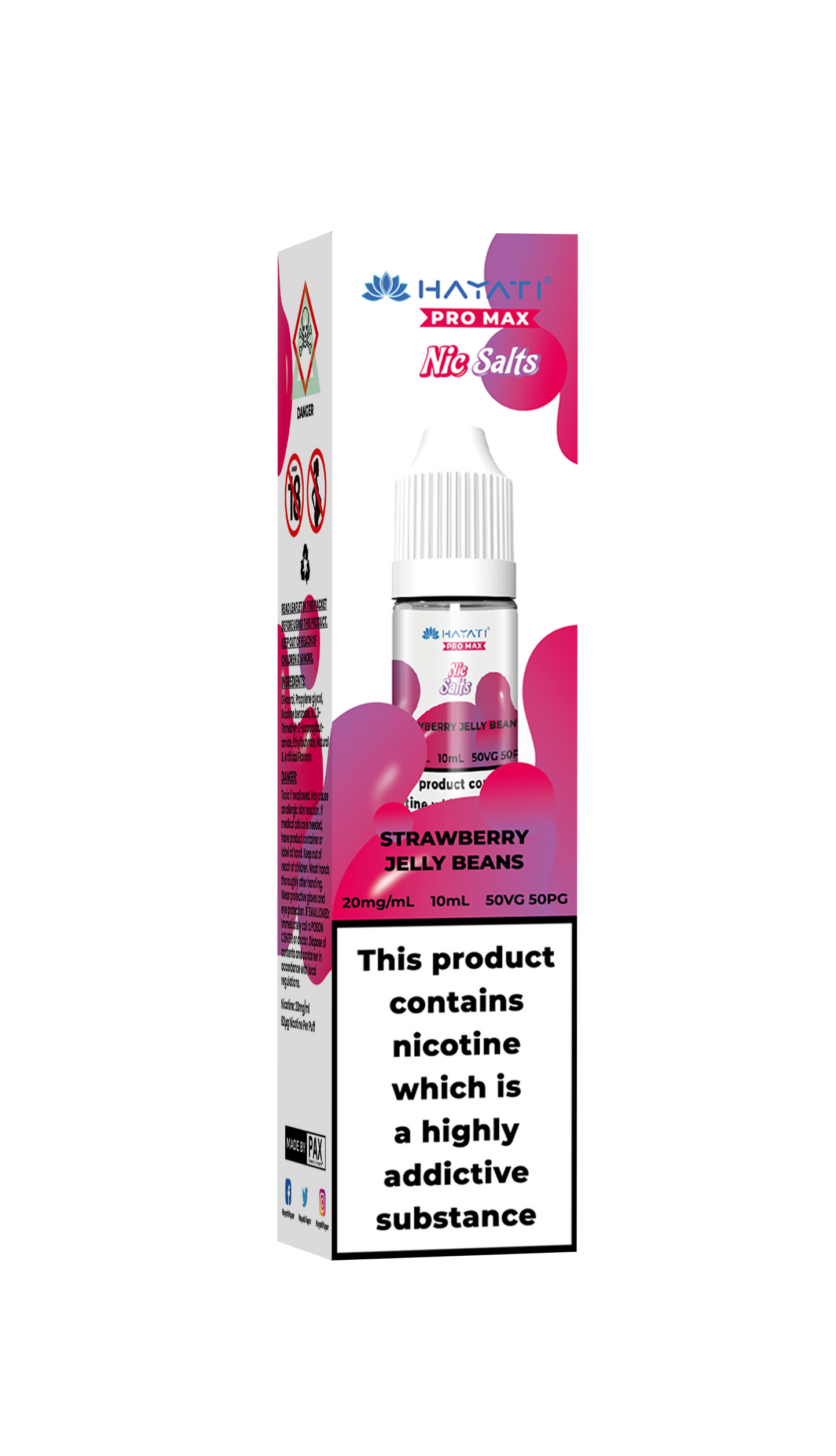 STRAWBERRY JELLY BEANS - HAYATI NIC SALTS 20 MG