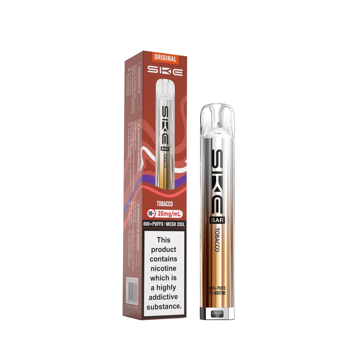 TOBACCO - SKE 600 Pre filled Pod Kit