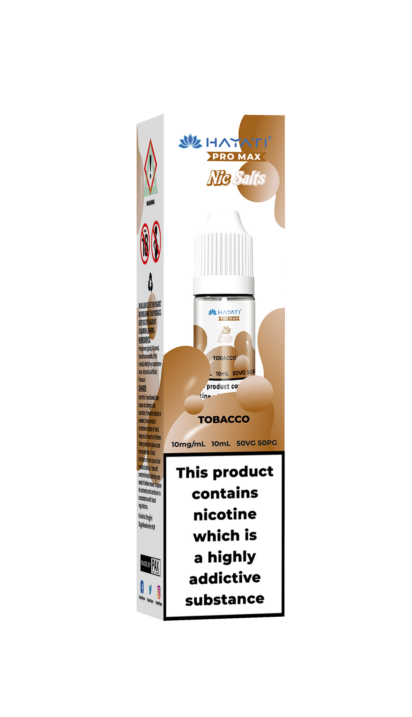 TOBACCO - HAYATI NIC SALTS 10 MG