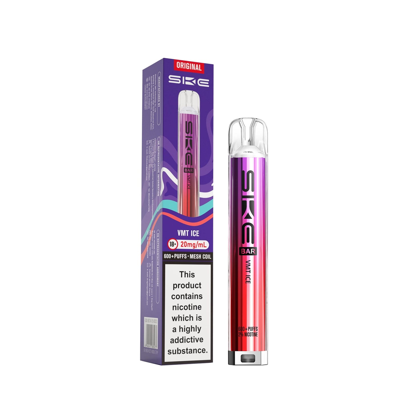 VMT -SKE 600 Pre filled Pod Kit