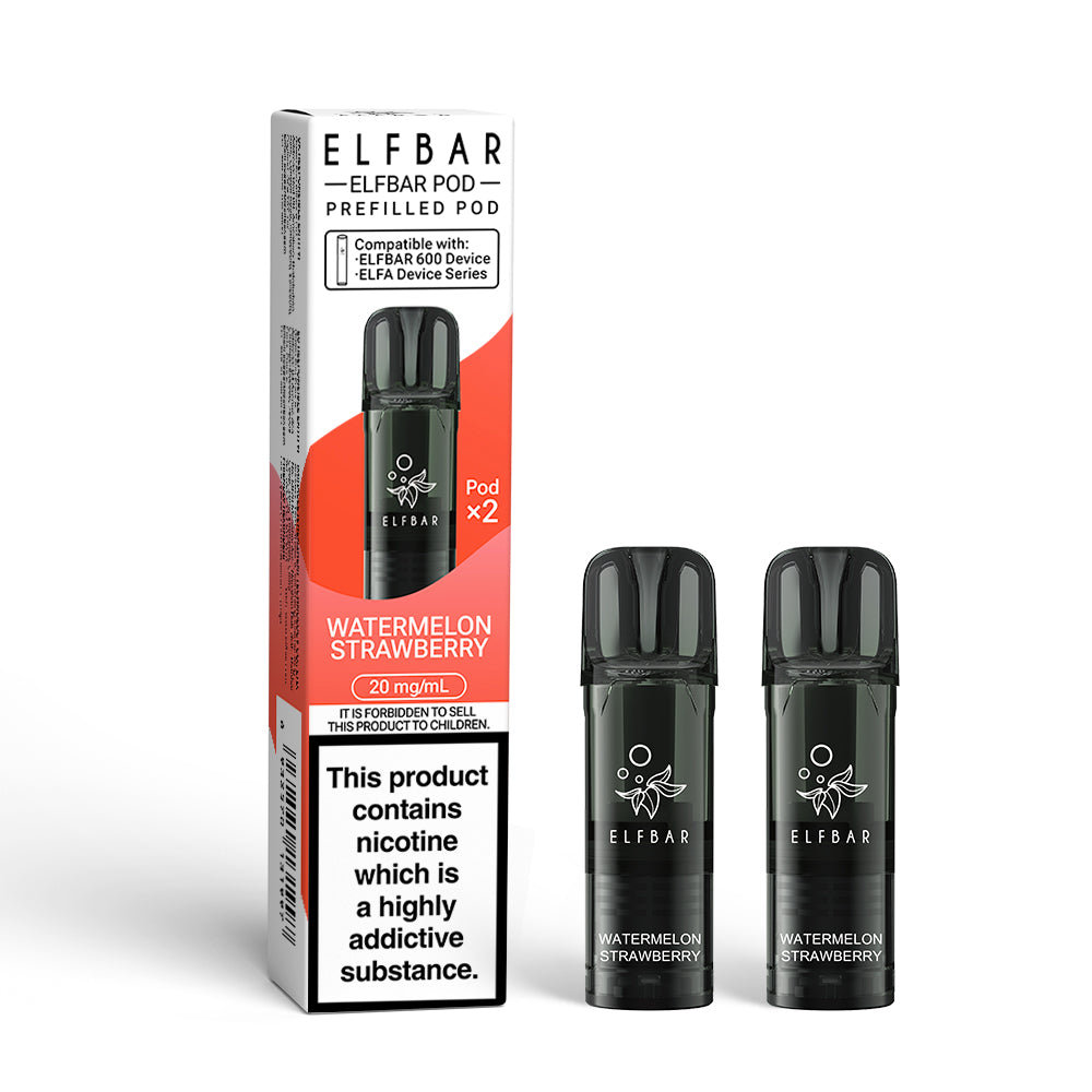 WATERMELON STRAWBERRY - ELF BAR 600 POD