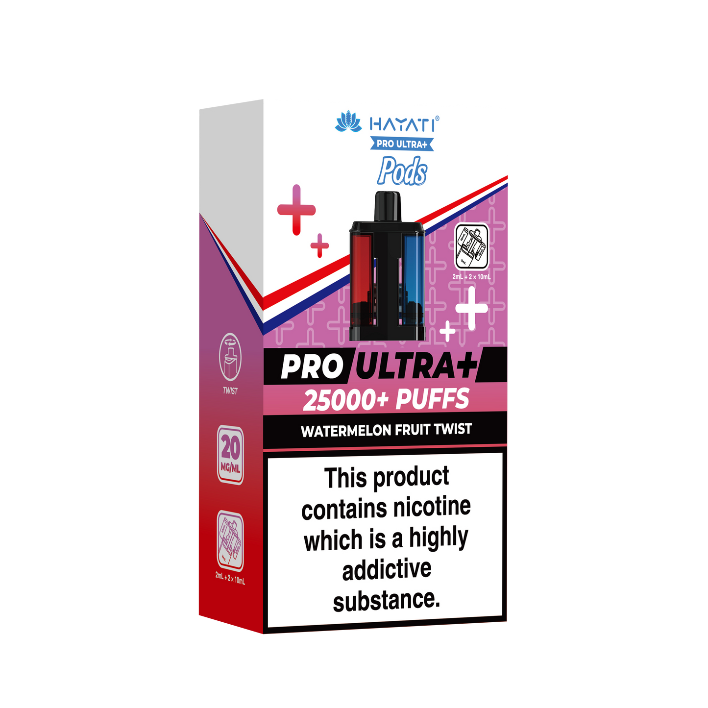 WATERMELON FRUIT TWIST- HAYATI PRO ULTRA PODS 25K+