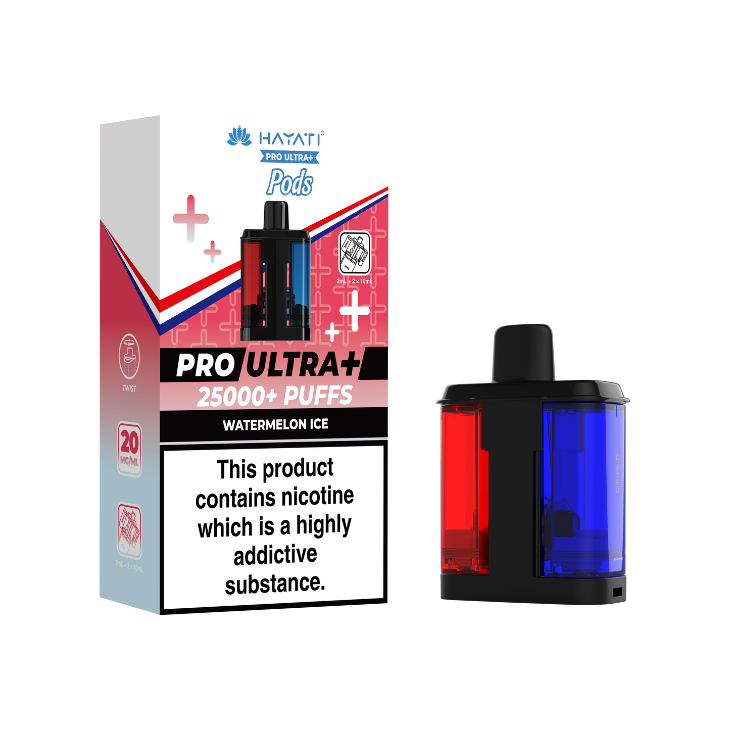 WATERMELON ICE - HAYATI PRO ULTRA PODS 25K+