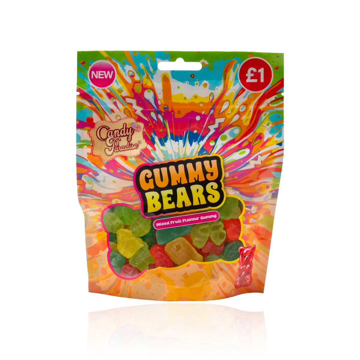 GUMMY BEARS PMP £1 (10x130g) (HALAL) - CANDY PARADISE