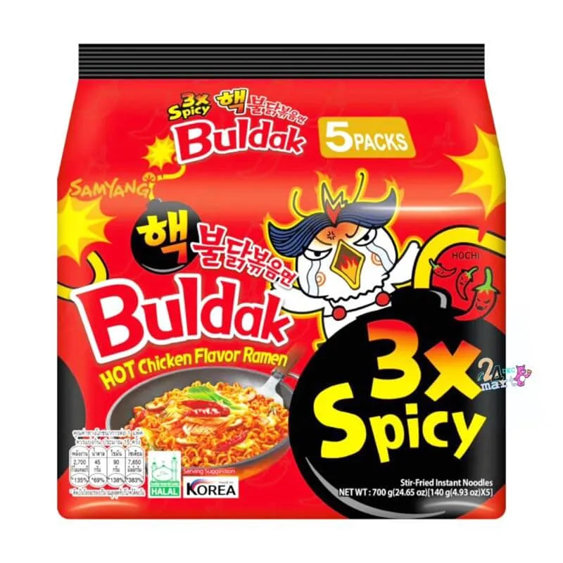 3x SPICY BULDAK NOODLES SAMYANG (8X5PK)