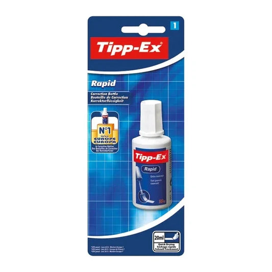 TIPPEX CORRECTION FLUID 20ML BLISTER (X10)