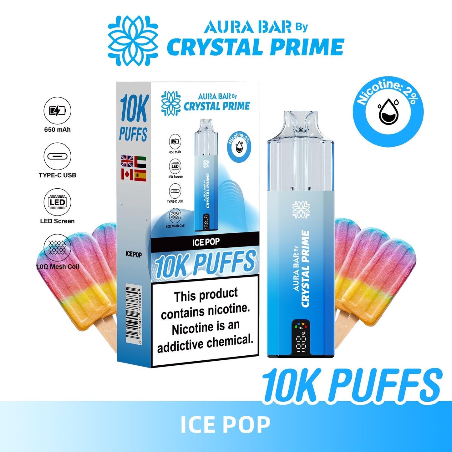 ICE POP - CRYSTAL PRIME 10K