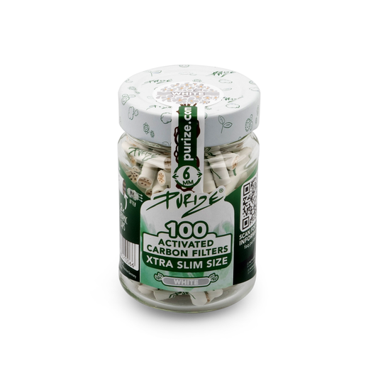 WHITE XTRASLIM 100 JAR 6mm - PURIZE