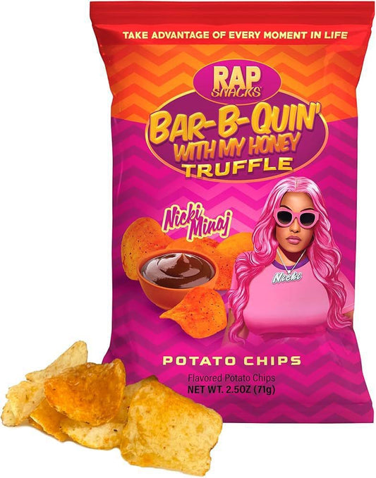 RAP SNACKS NICKI MINAJ BARBIE - QUE HONEY TRUFFLE (12 X 71G)