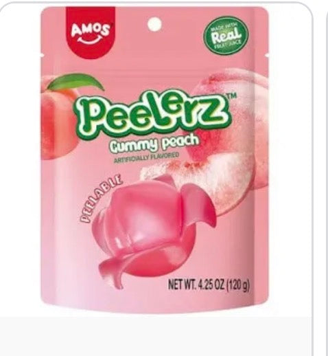 GUMMY PEACH PEELERZ 12 X 120G