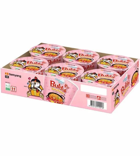 BULDAK CARBONARA SPICY RAMEN BIG BOWEL (6pk X 105g)