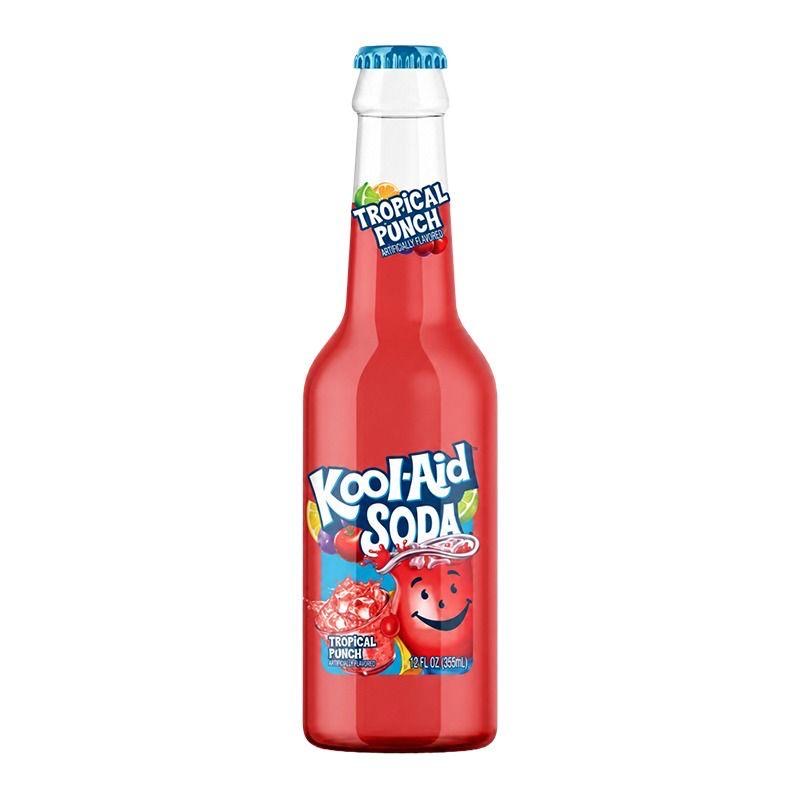 KOOL AID TROPICAL PUNCH SODA (355ml x12)