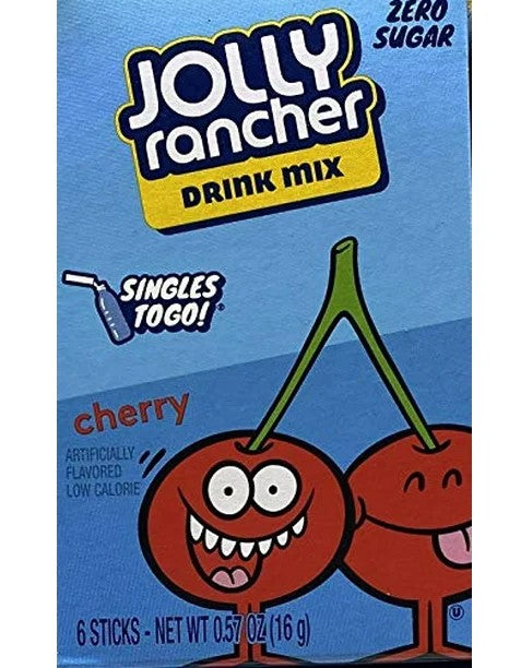 JOLLY RANCHER CHERRY SINGLES TO GO! (12PCS)