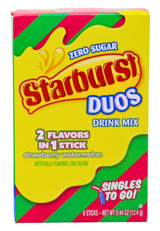 STARBURST STRAWBERRY WATERMELON SINGLES TO GO! (12PCS)