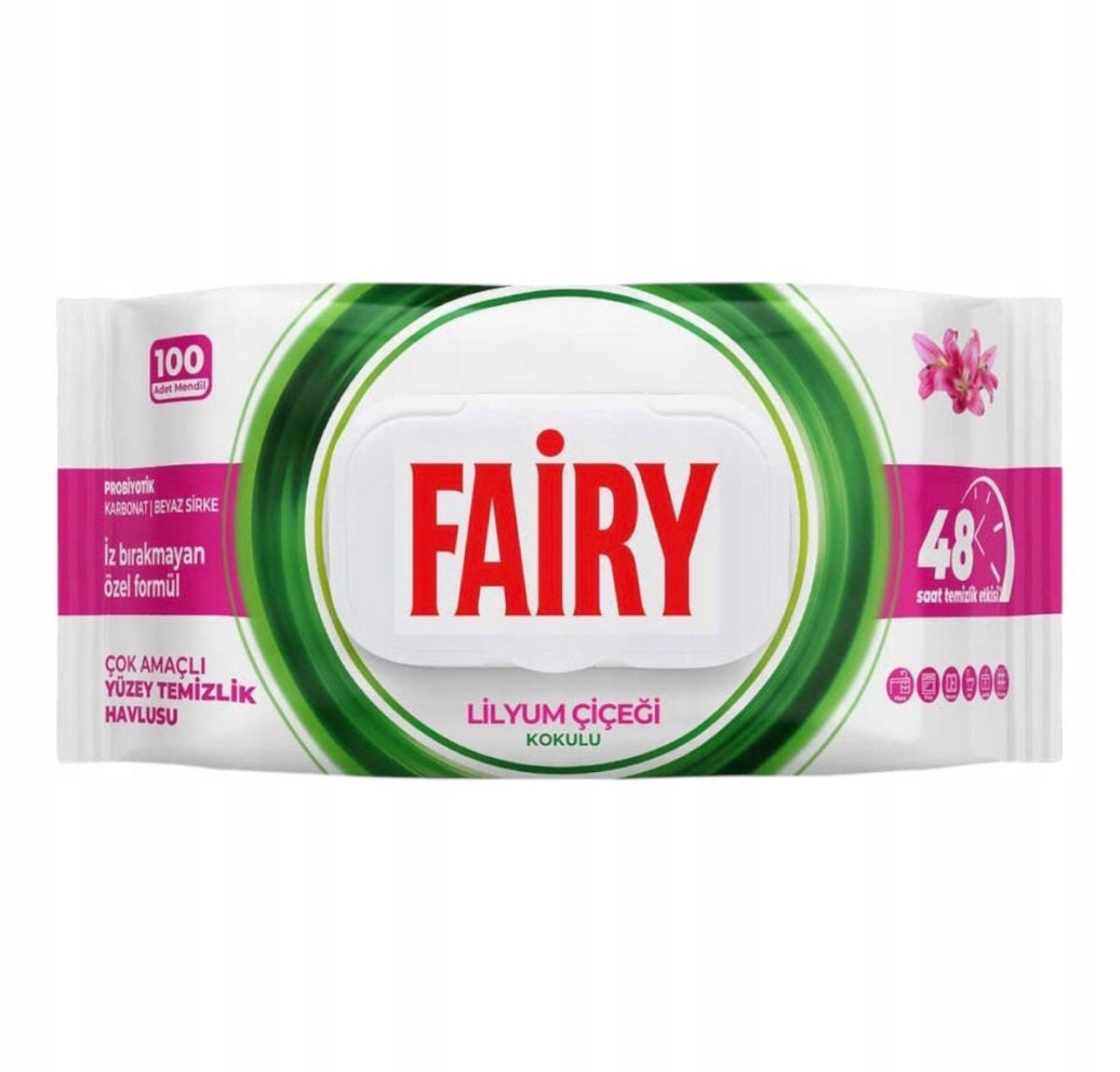 FAIRY WIPES LILY FLOWER (100pack x12)